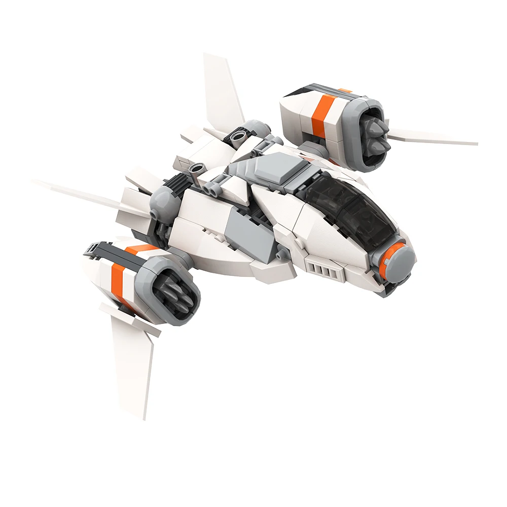 MOC The Crusader Building Blocks Ideal Military Carrier-based Fighter DIY Bricks Sets Children Birthday Gift Adult Model Toys