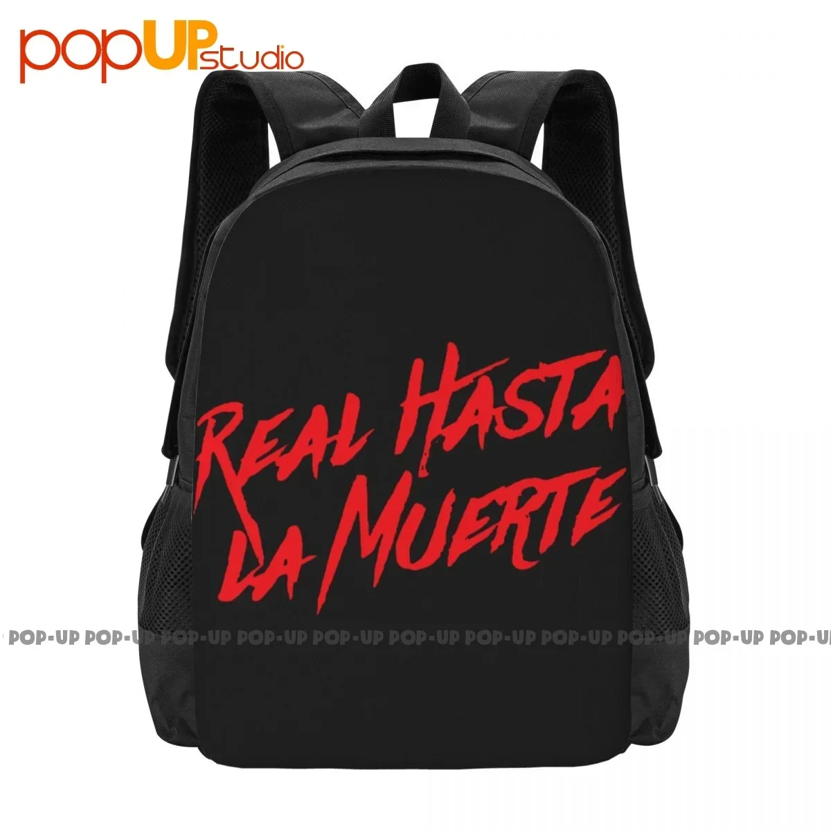

Real Hasta La Muerte Anuel Aa Album Backpack Large Capacity Cute Softback Sports Style School Sport Bag