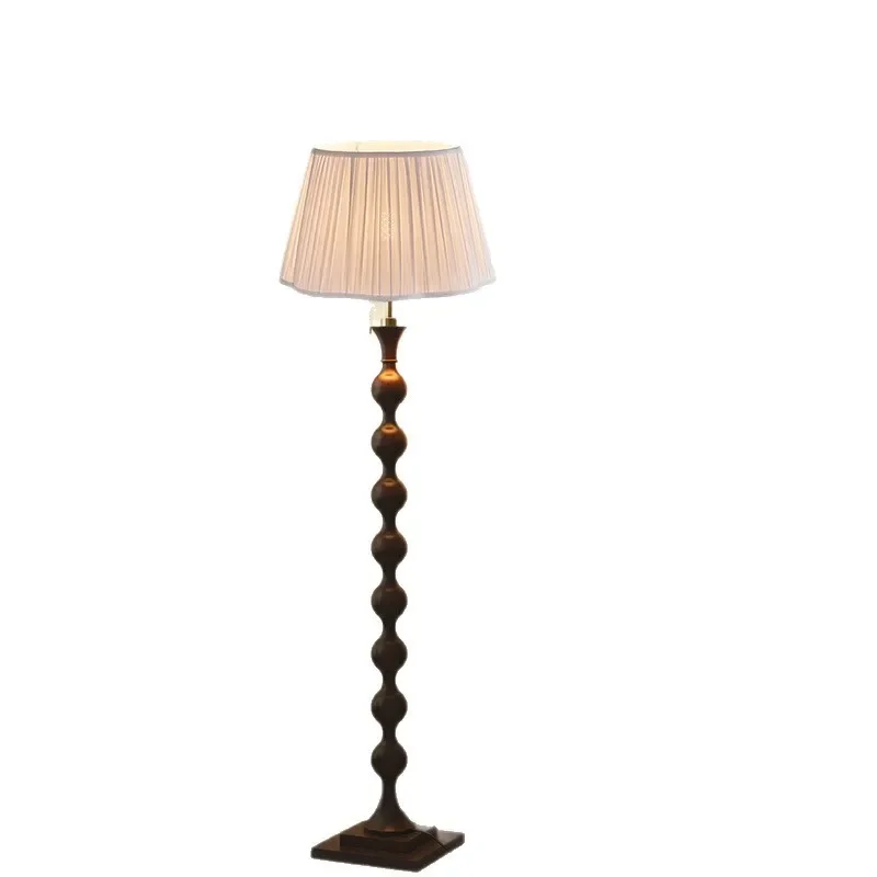 

French retro floor lamp, high-end medieval next to the living room sofa, decorative atmosphere lamp