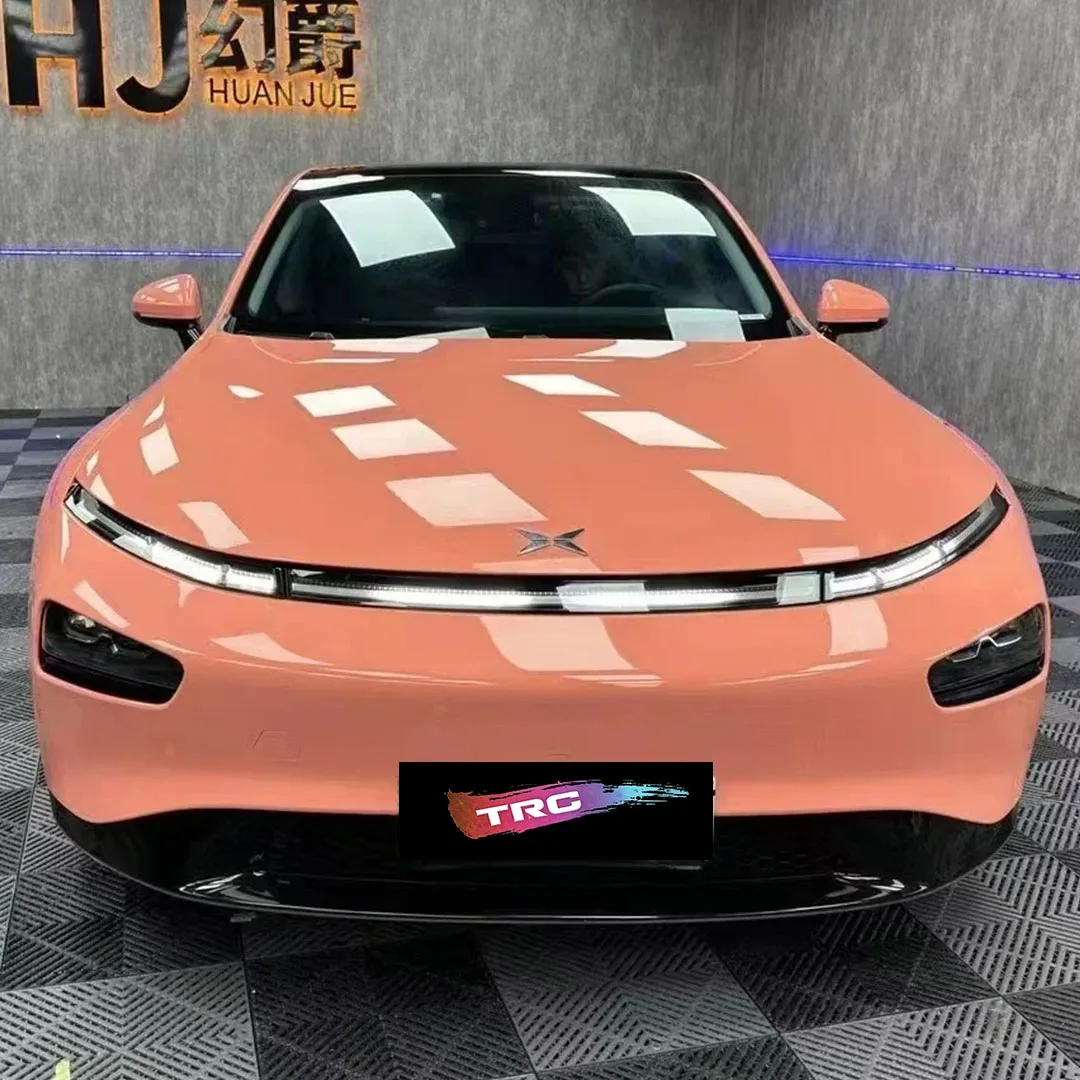 TRG High Quality Vehicle Color Change Film: Crystal Powder Pig (Bright PET Vinyl Film - Original Automotive Paint Series)