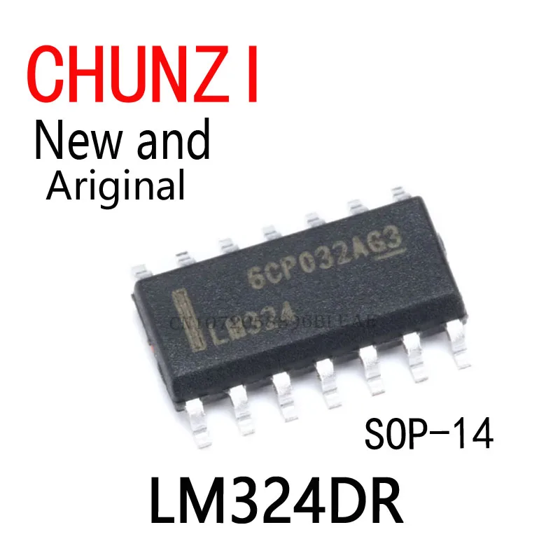 20PCS New and Original SMD LM324 LM324DR2G SOP-14 LM324DR