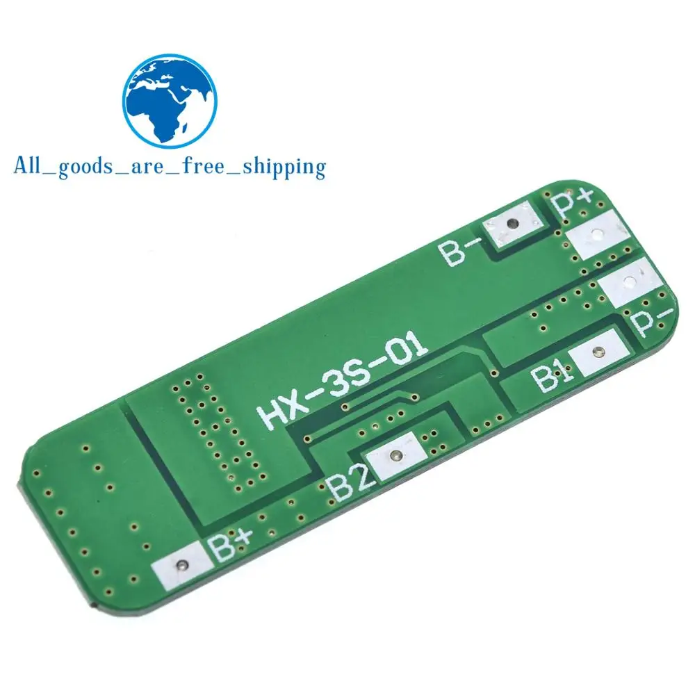 TZT 3S 8A Li-ion Lithium Battery 18650 Charger Protection Board Module