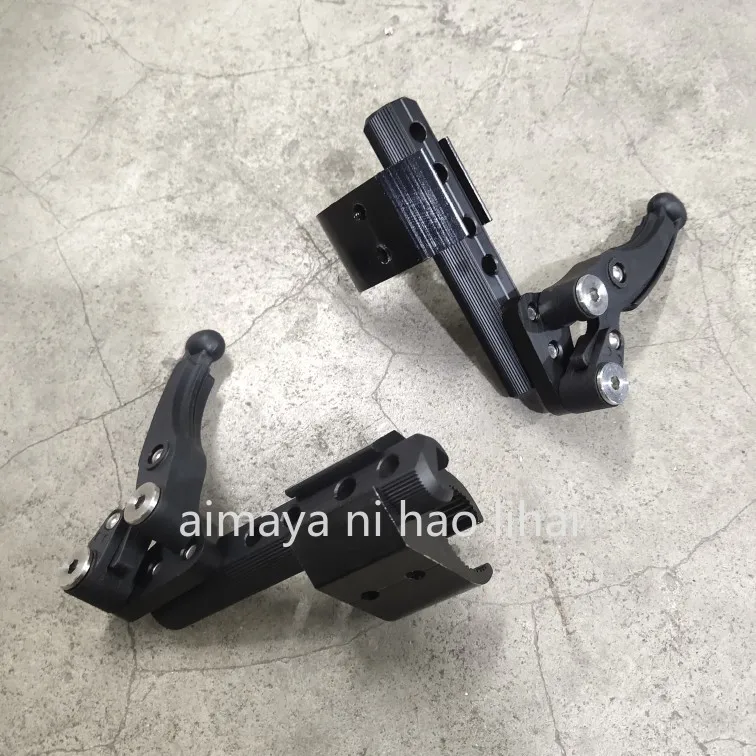 Sports wheelchair scissor brake imported high-grade horizontal brake, can be used with clip block, black handbrake is safe and