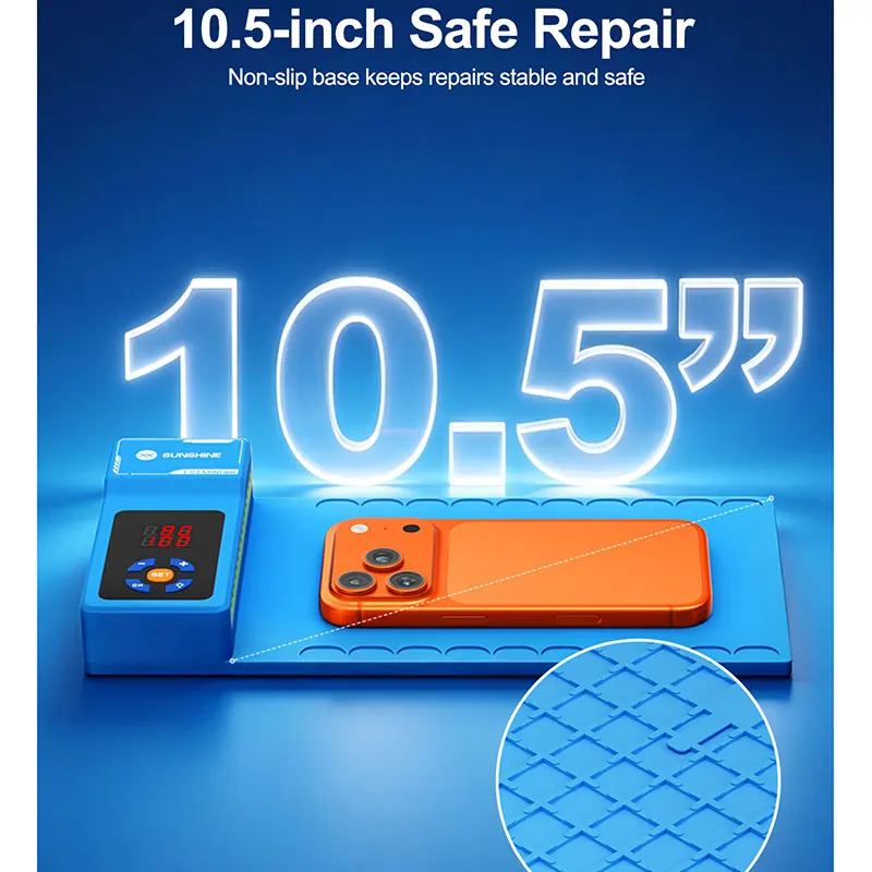 SUNSHINE LS3 Mini tragbarer LCD-Bildschirmentferner, intelligente Temperaturregelung, für Mobiltelefone und Tablets unter 10,5 Zoll – Detail 12