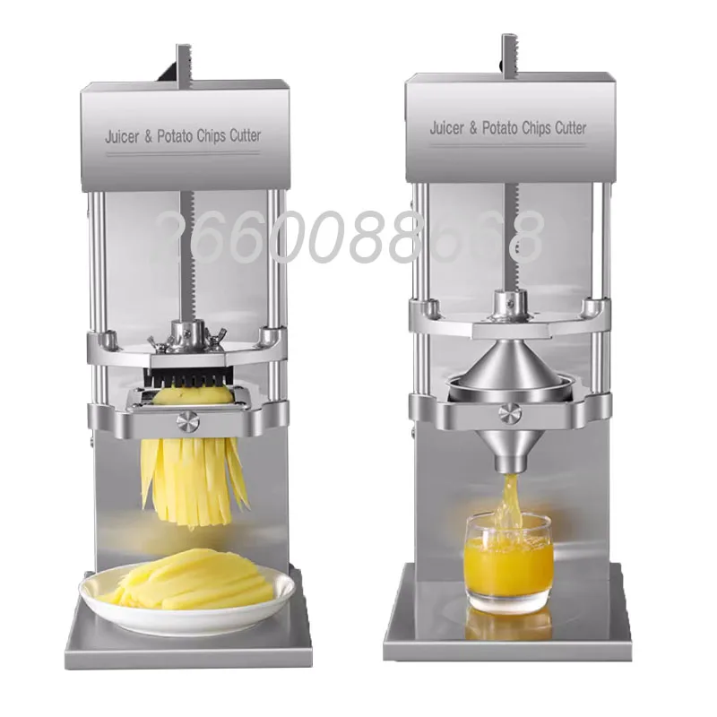 Electric Orange Juice Extruder Potato Strip Slicer Commercial Pomegranate and Lemon Juicer