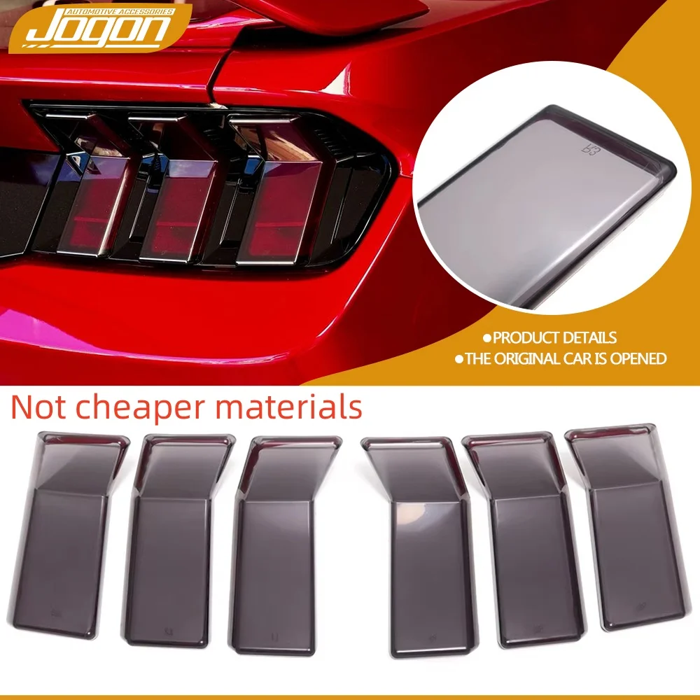 

ABS Rear Taillight Tail Lamp Decoration For Ford Mustang S650 Dark Horse GT Ecoboost Convertible 2024+ Car Exterior Accessories