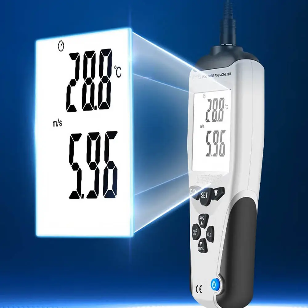 2026 Portable Probe Type Wind Speed Meter air Velocity Measuring Instrument