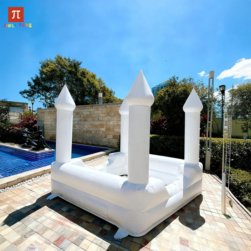 บ้านลมเด็กเล็กแบบเป่าลม, บ้านเด้งดึ๋งสีขาวสำหรับเด็กวัยหัดเดินทำจาก PVC, บ้านเด้งดึ๋งธีมสายรุ้งสำหรับงานวันเกิด