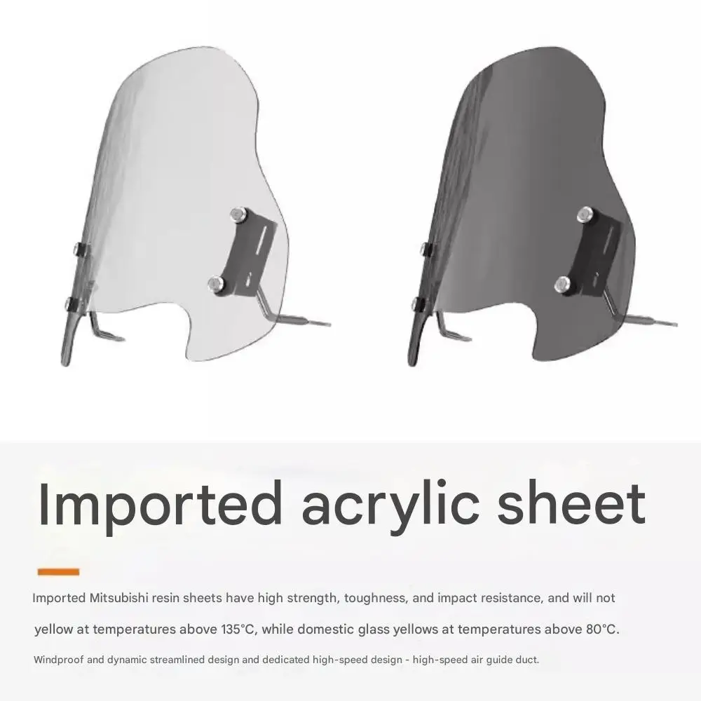 For Wuyang-Honda NWM125 front windshield step plate modification windshield chest protector accessories