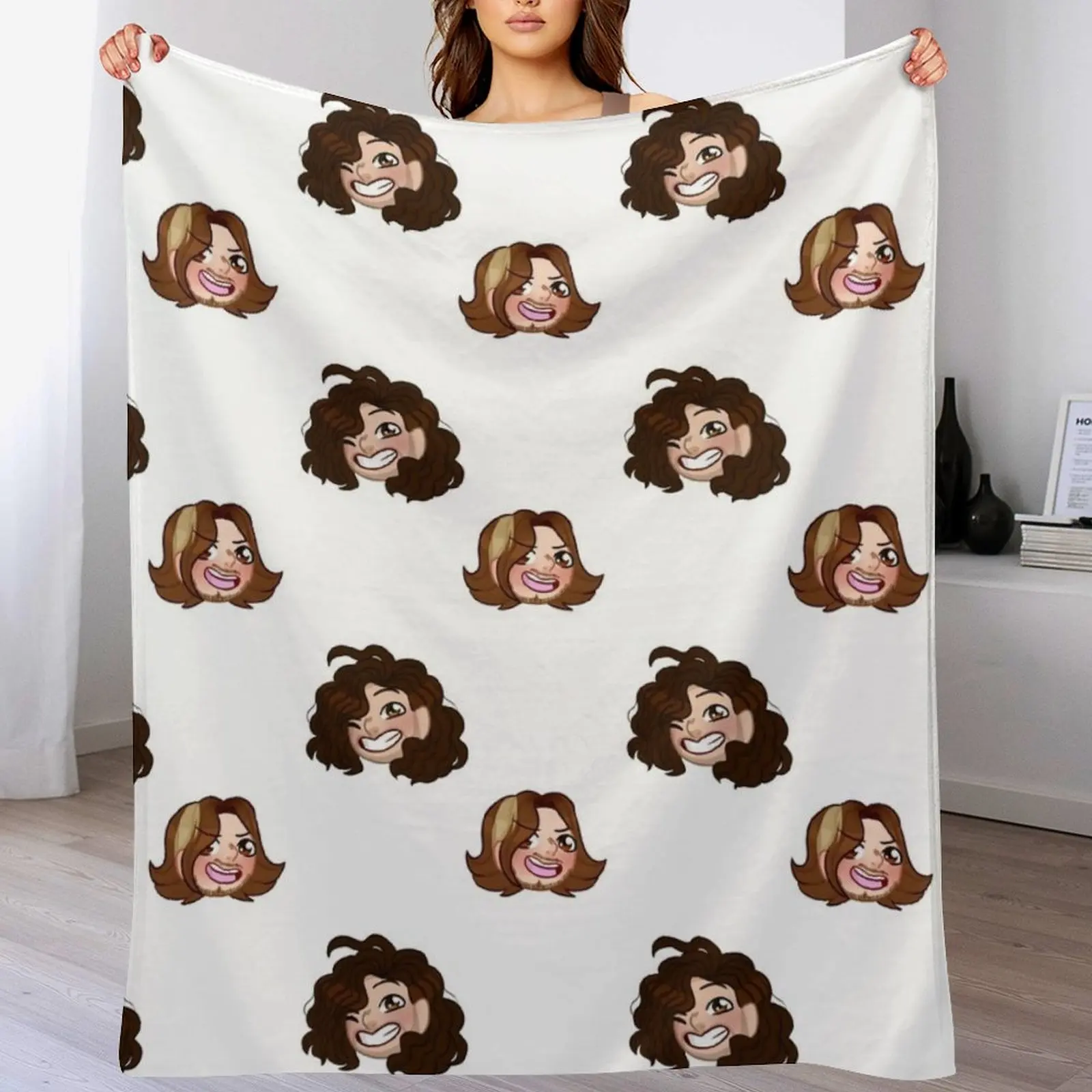 Game grumps! Throw Blanket Plaid on the sofa Decorative Sofa valentine gift ideas Blankets