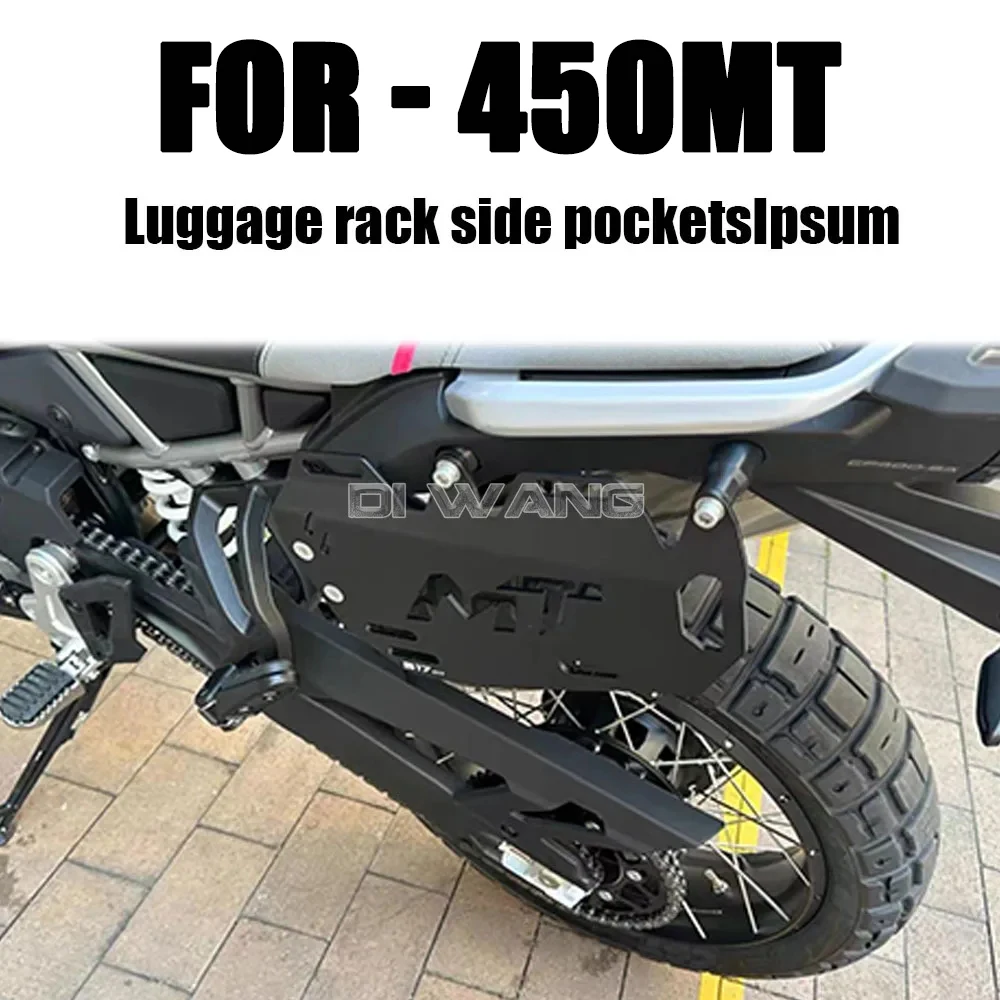 

450MT Luggage Rack Side Bags For CFMOTO 450 MT Rear Saddlebag Support Mounting Sidebox Bracket Mount Holder Motorcycle 450-MT