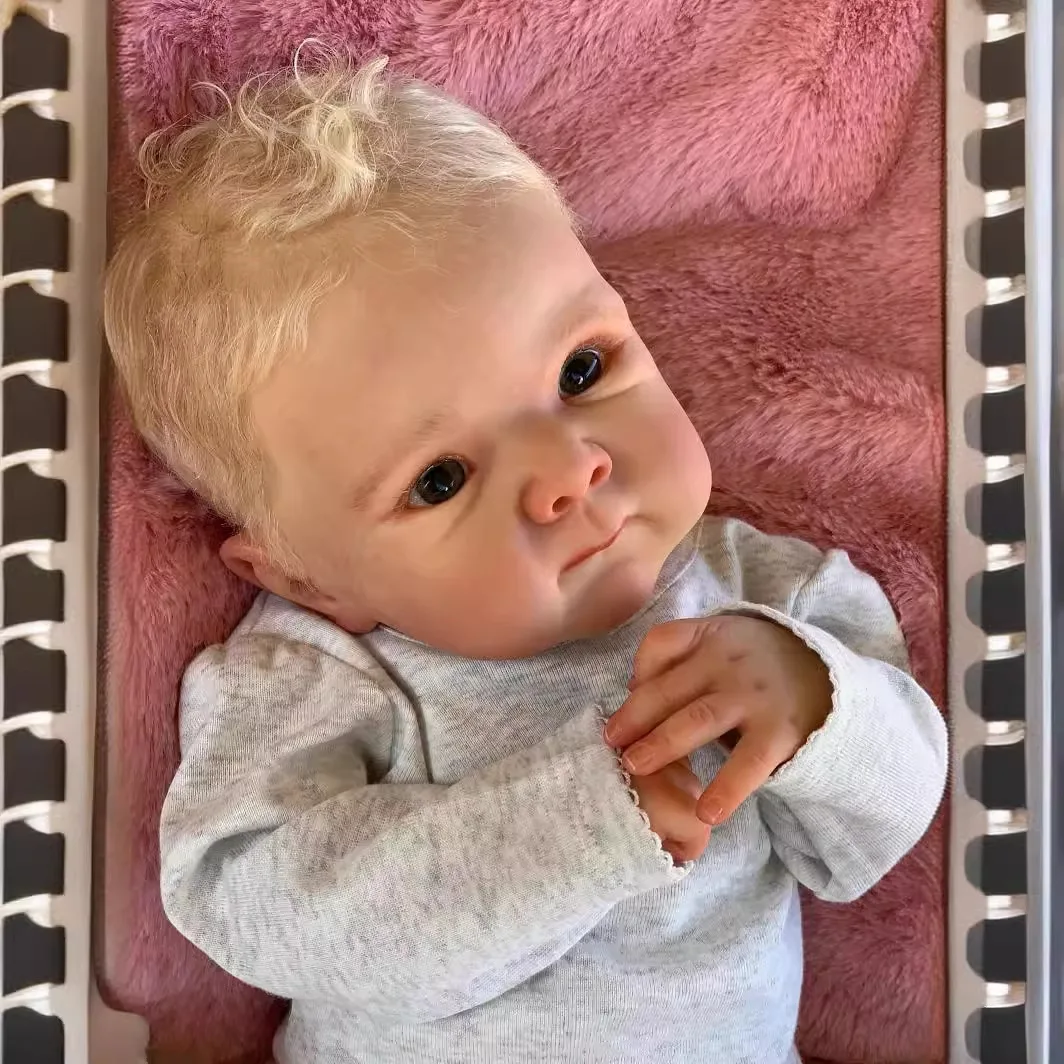 45cm  New Style Silicone Reborn Vinyl Mini Stimulation Rebirth Realistic Doll Soft Girls Baby Girl Reborn Dolls Silicone Kids