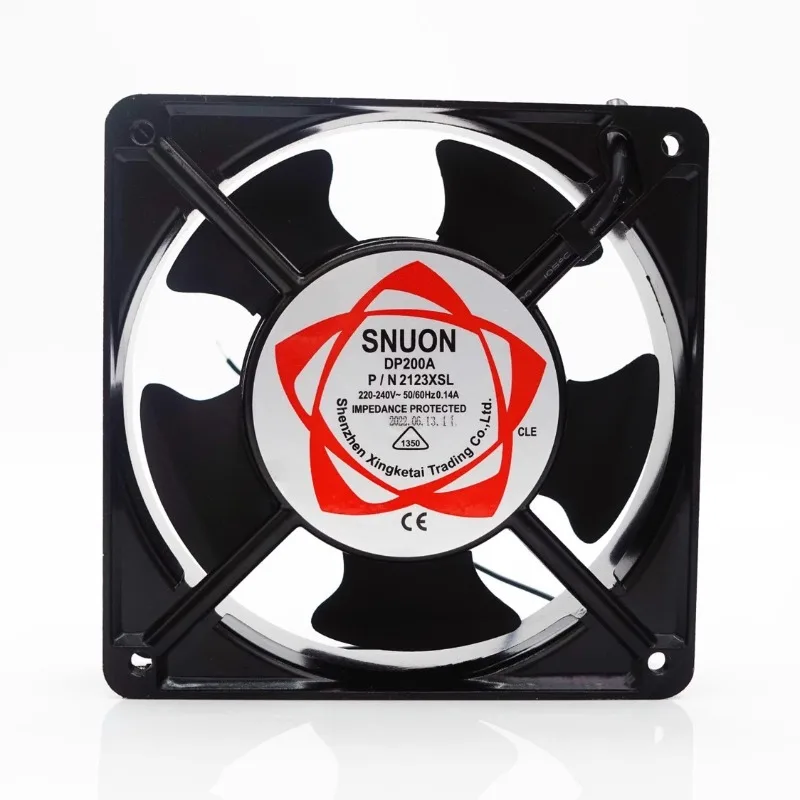 New Cooler Fan for SUNON DP200A P/N2123XSL XBL HSL HBL 12CM 220V AC Cooling Fan 12038 120*120*38MM