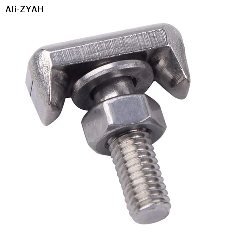 (YY)1Pc 304 Stainless Steel Screw T-Shape Bolt Battery Replacement Screws Battery Terminal Connectors Cable Screw