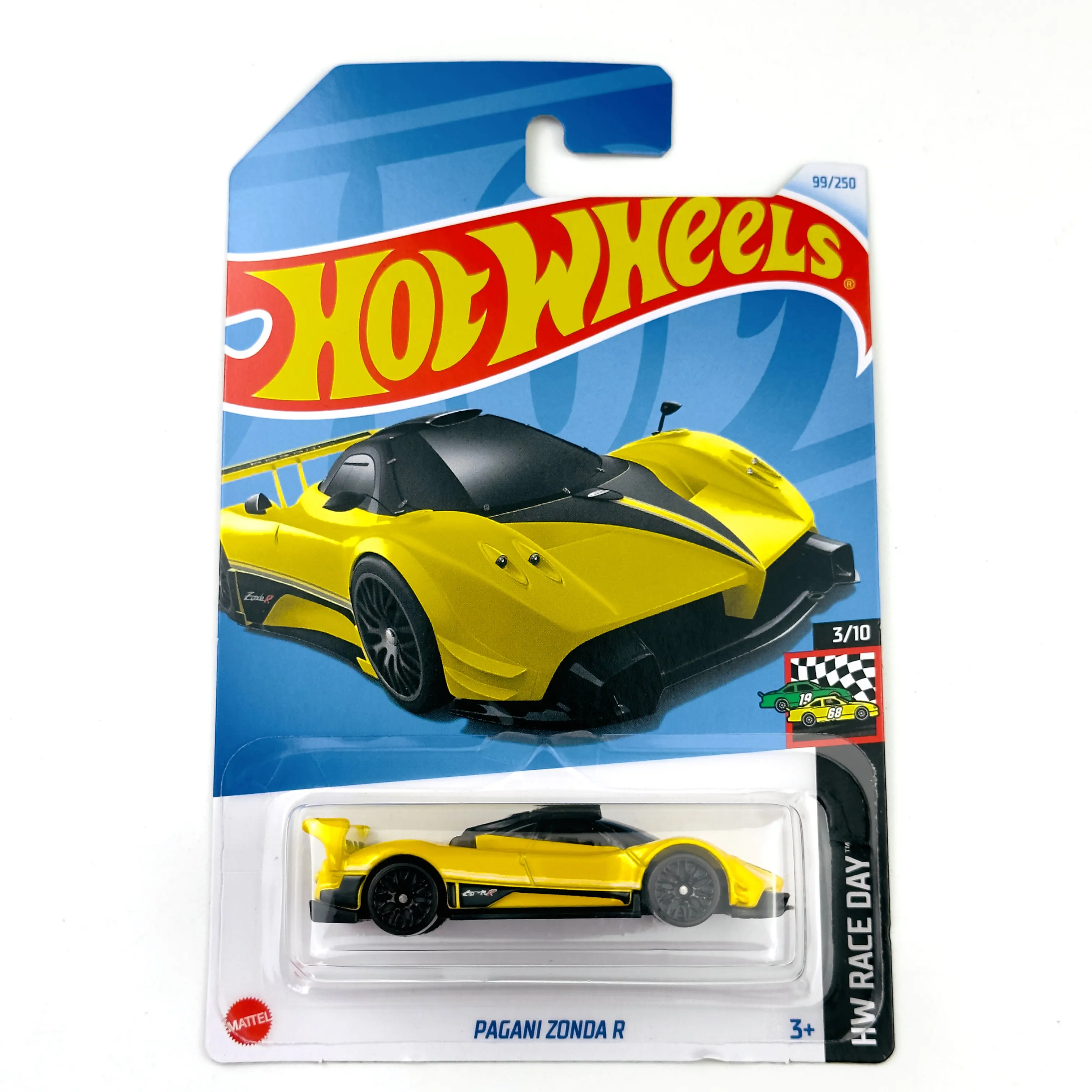 2024-99 Hot Wheels Cars PAGANI ZONDA R 1/64 Veículos de brinquedo modelo fundido em metal