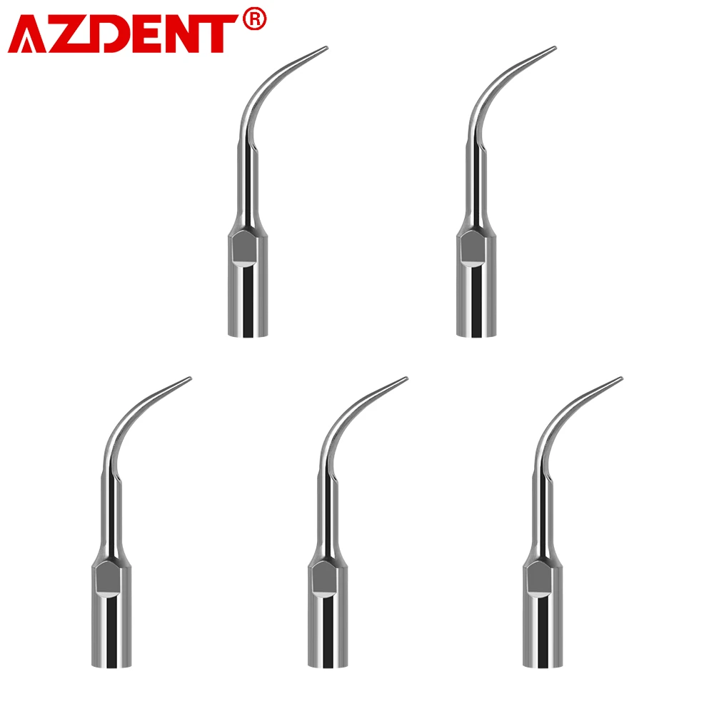 AZDENT 5pcs G1 G2 G3 G4 P1 P3 skaler dentystyczny końcówki do skaler ultradźwiękowy stomatologiczny skaler ultradźwiękowy skaler ultradźwiękowy