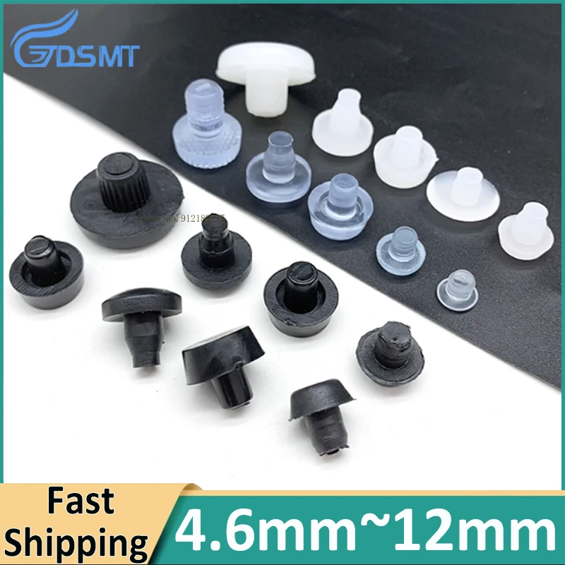 4.6mm~12mm Rubber Embedded Hole Plug Furniture Chair Sofa Feet Bottom hole Cover Anti slip Foot Mat Anti collision