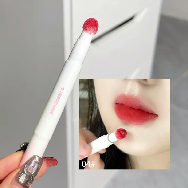 Rouge à lèvres liquide avec applicateur de coussin, velours, brillant, hydratant, crémeux, doux, fard à joues, maquillage multi-usages, nouveau