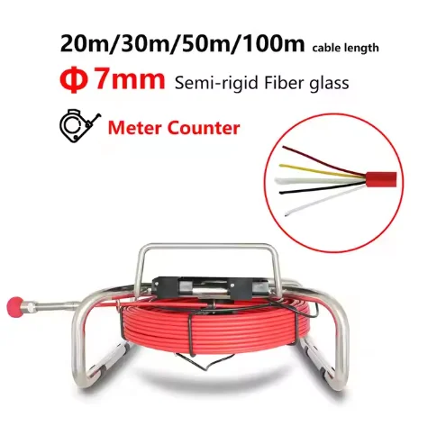 2026 CR110-10DV-24081323 10 Inches Display Drain Pipe and Sewer Inspection Camera with Sewer Camera 7mm Cable