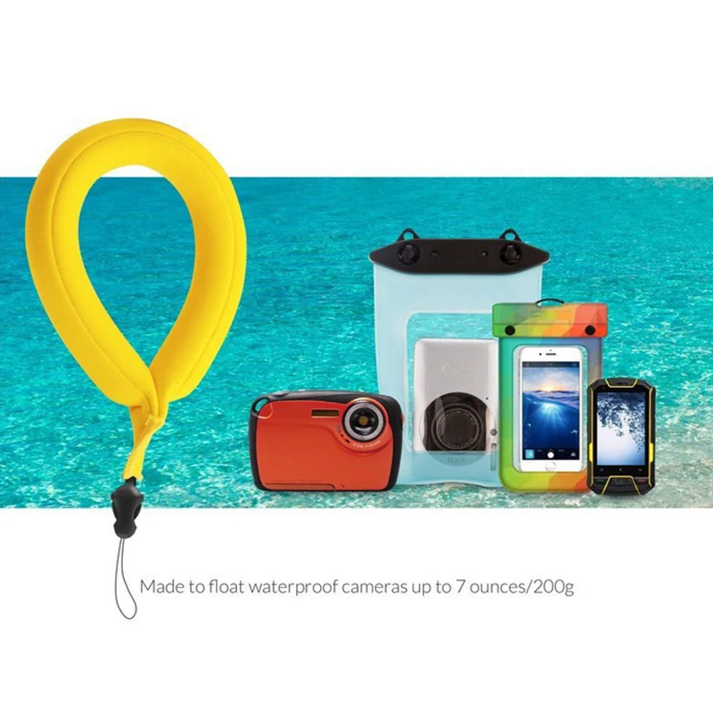 Underwater Carrying Waterproof Camera Float Multipurpose Camcorders Anti-lost Phones Wrist Strap Hand Grip For Accessories