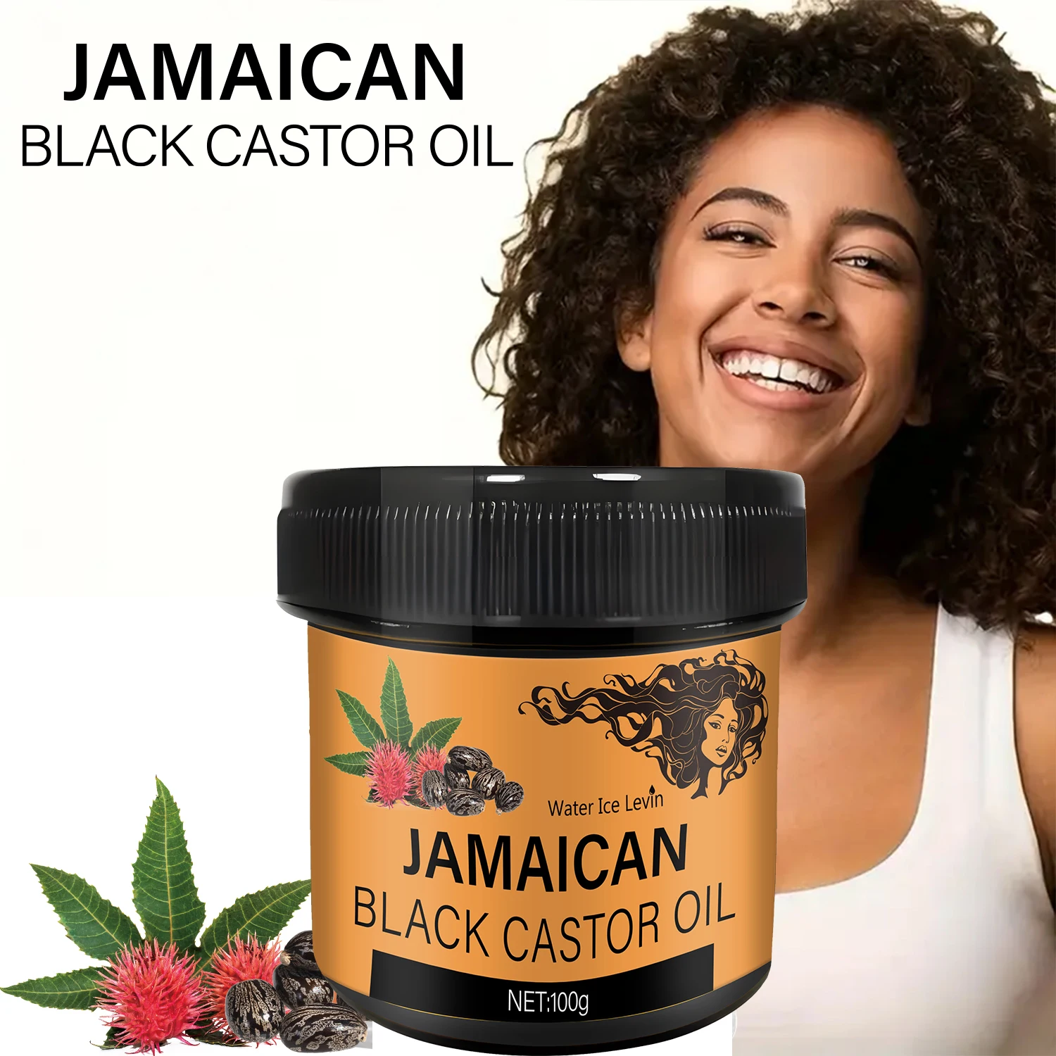 Jamaican Black Castor Hair Mask - Pure Cold-Pressed, Nourishes Scalp and Hair, Strengthens Hair Texture and Promotes Health, Suitable for Normal Hair Types, Unisex, Contains Castor Moisturizer view 6