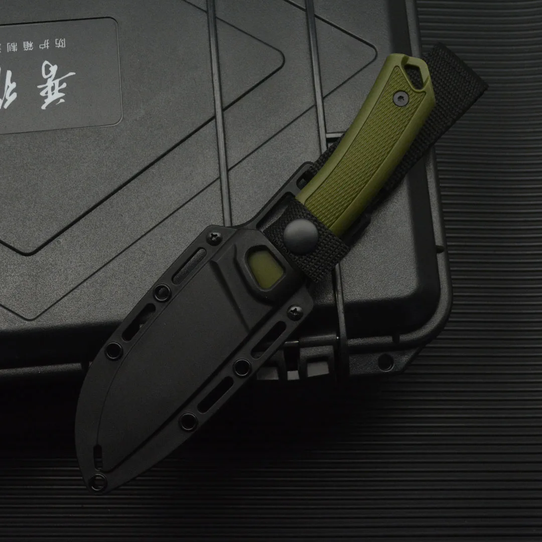 NUOVO 1883 Coltello Balde fisso Lama D2 Manico in fibra di nylon EDC esterno Escursione da campeggio Caccia Strumenti di sopravvivenza