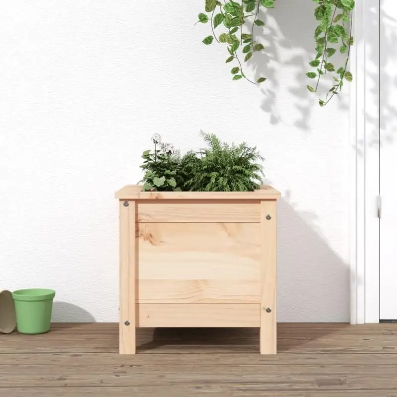 Maceta Elevada De Madera Maciza De 40X40X39 Cm, Resistente A La Intemperie, Para Patio Trasero, Balcón, Para Cultivar Flores, Verduras, Frutas, Para Uso En Jardinería. — -74%, 142.57€ Coupon, from 50.09€ – 74% descuento – €50.09