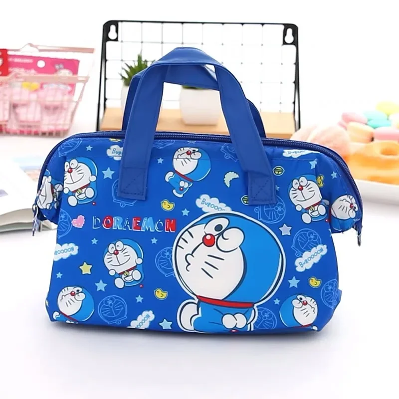 Hello Kitty Lunch Box Little Twin Star Cute Hand Bag Kuromi Shopping Cases Canvas Lunch Pouch Mummy Bag Girl Food My Melody