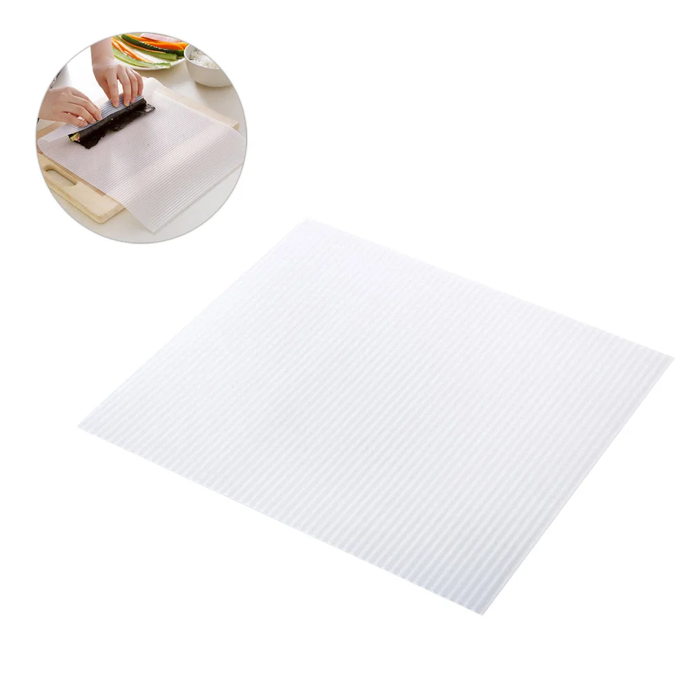 

Wavy Oven Mat Silicone Sushi Rolling Heat Insulation Pad Kitchen Use Cake Roller Non Toxic Easy Clean Multifunctional
