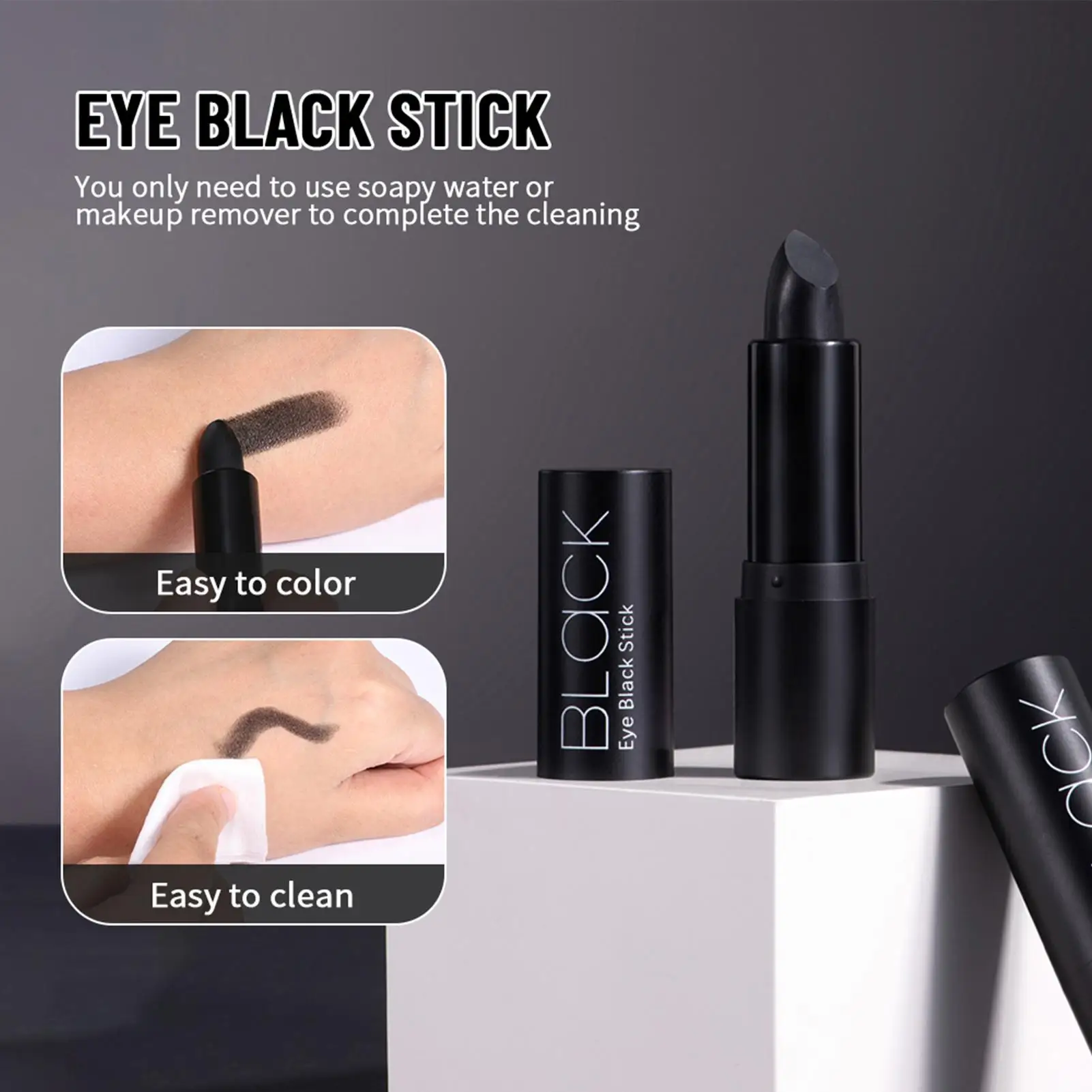 Anti-glare Stick Anti-glare Face Body Paint Stick Baseball for Sports Stadium Athletes Clown Makeup Costume Parties