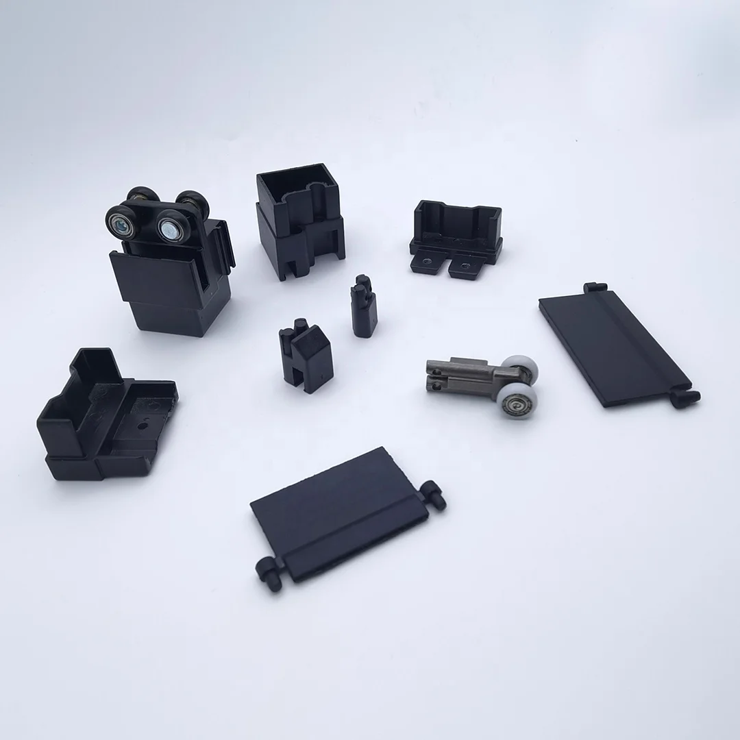 Door Hardware Steel Core Nylon Roller Wheels  Foshan Hardware Fittings Metal Building Materials