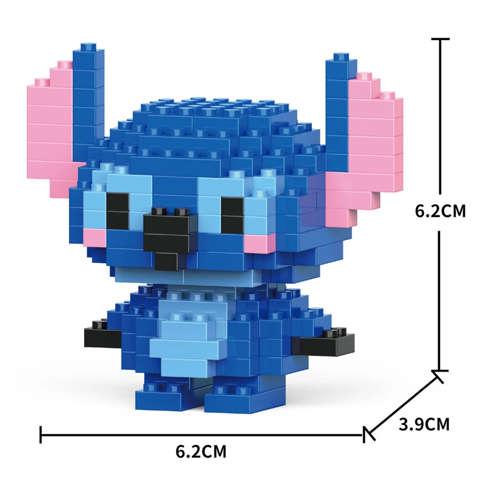 Kurome Cinnamoroll DIY Hello Kitty Stitch Block Charakter-Bausatz Mickey Mouse Baustein-Puppen Spielzeug Geschenk – Detail 30