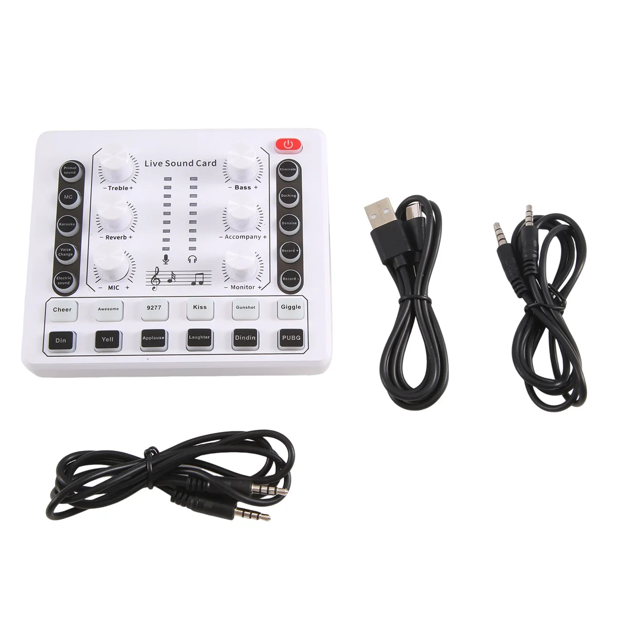 

AB20-M8 Audio Interface Podcast Equipment Caster - All in One - Portable Podcast Production Studio with Premium Mic Preamp