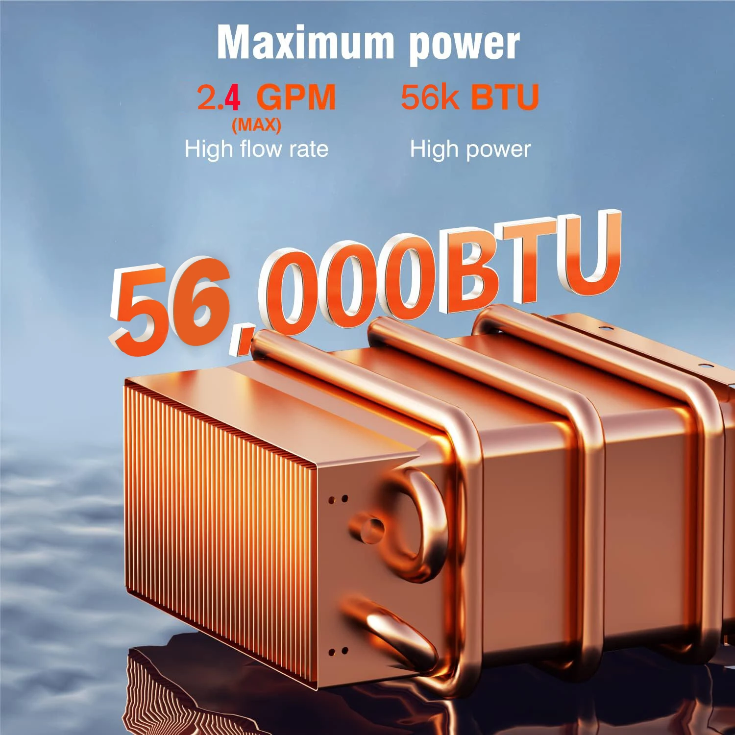 12 فولت 8L تيار مستمر قوافل التخييم RV LPG سخان مياه يعمل بالغاز 2.4GPM 56000BTU للاستحمام #2