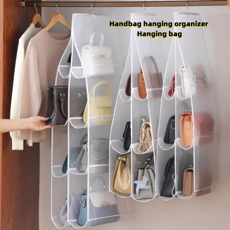 

New Handbag hanging organizer Hanging bag for Storage handbag Wardrobe hanging organizers Handbag organizer for closet