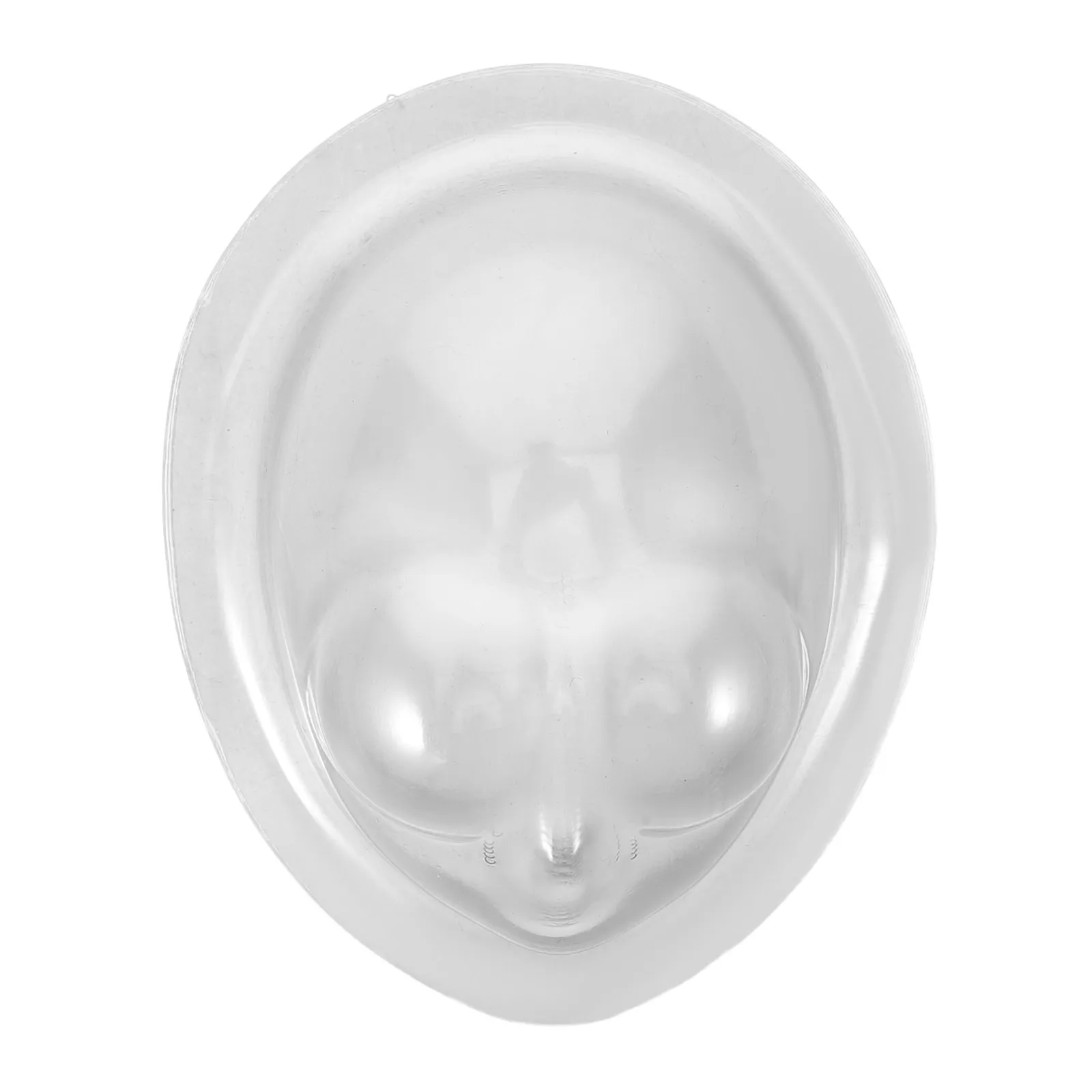 6pcs Transparent Mask 3D Hard Protective Cover For 40Cm Bjd Transparent Display Mask Anti-Scratch Clear Display
