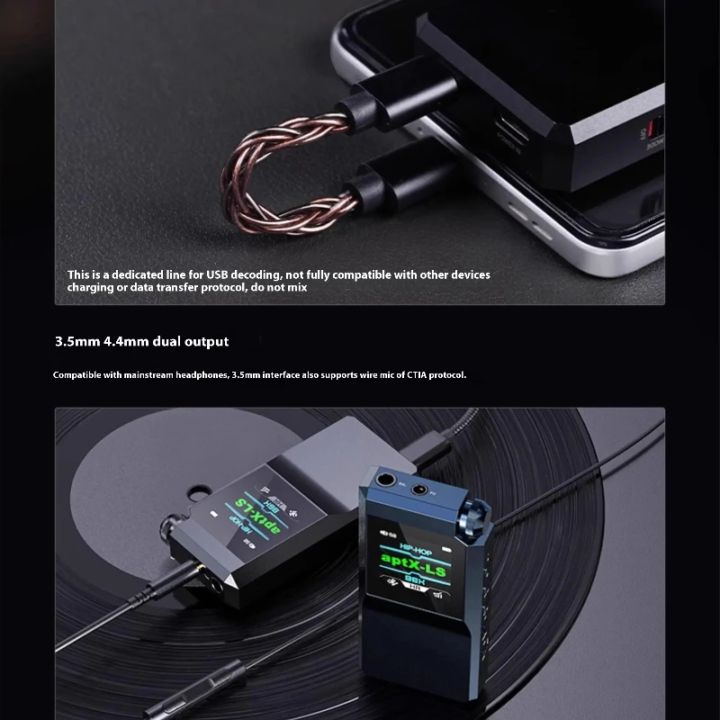 FiiO BTR17 HIFI Headphone Amplifier Receiver Hi-Res Audio Bluetooth Portable  Receiver LDAC/aptX Lossless Support  Accessories