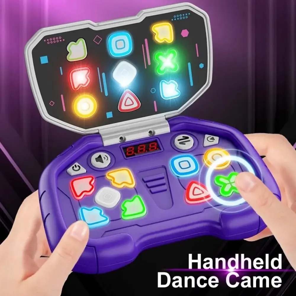 Flip Design Rhythm Master Quick Press Push Button Training Game Machine Children Gits Flashing Lights Rhythm Dance Game