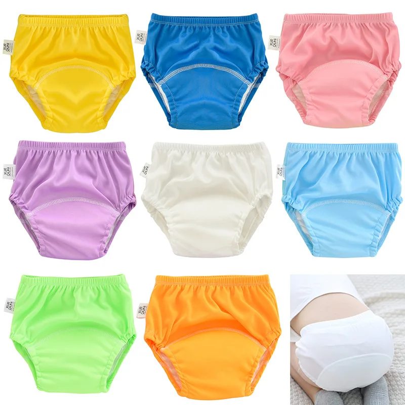 Baby training pants washable 6-layer polyester diaper pants baby diaper pants cotton learning pants summer diaper barrier