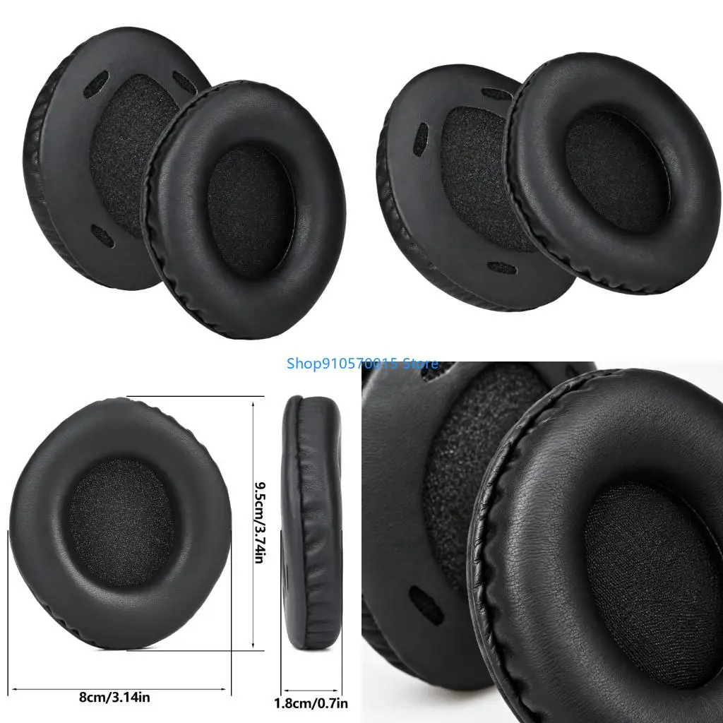 B95C Worn Earpad Replacement for ZIHNIC WH816, Two Soft Ear Cushions for Music