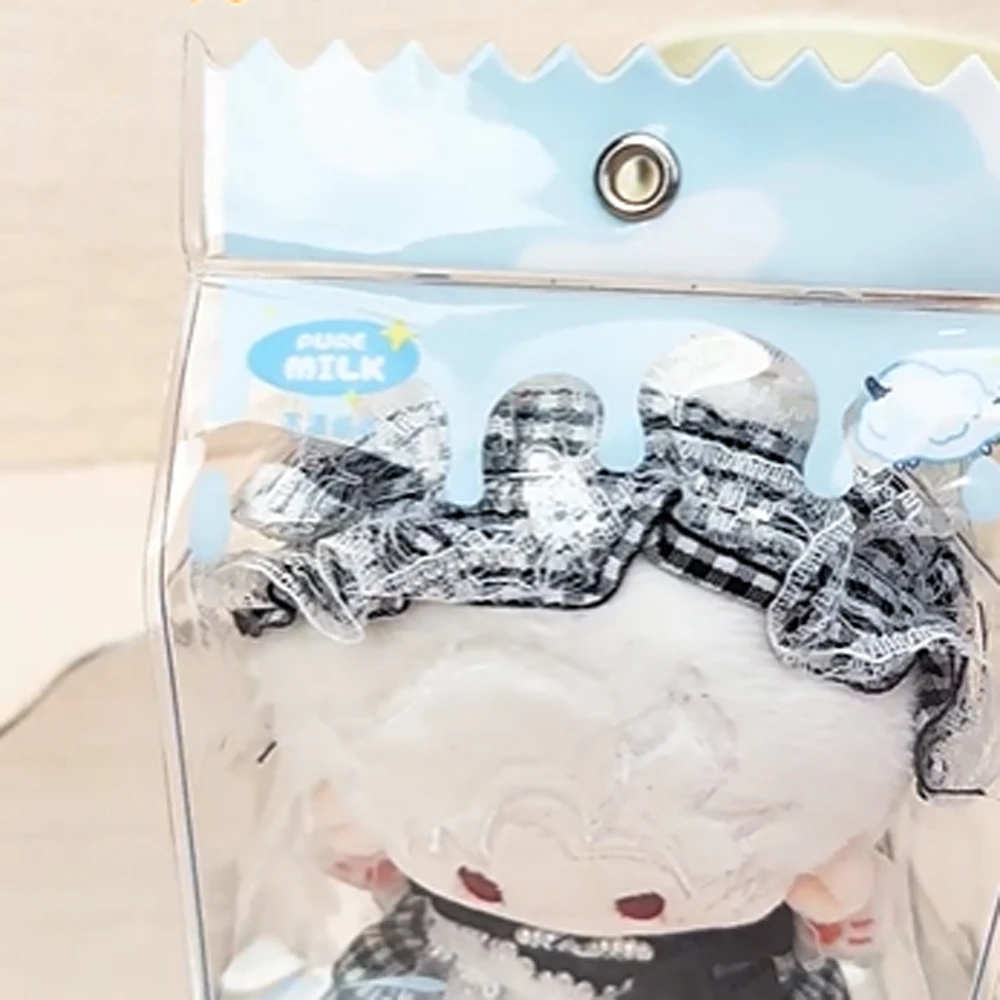 

Flower Keychain Transparent Doll Bag Clear Doll Accessories Doll Storage Bag PVC Display Outdoor Doll Display Bag Storage Bag