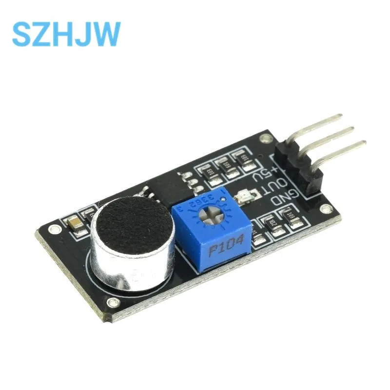 Sound Sensor Module 3 Pin Voice Sound Detection Sensor Amplifier LM393 Electret Microphone DIY Kit