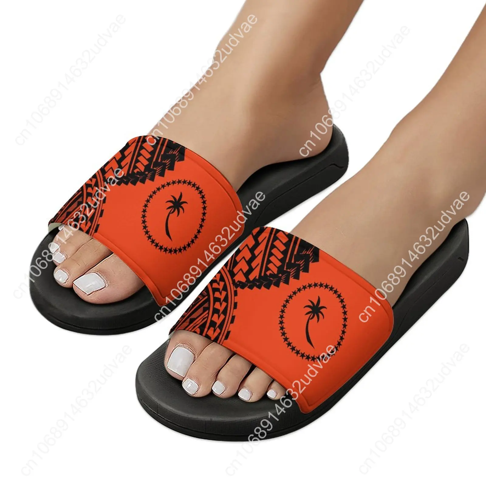 New Print Adult Indoor Slippers Fashionable Design Slipper Polynesian Traditional Tribal Women Men Beach Sandal Slippers