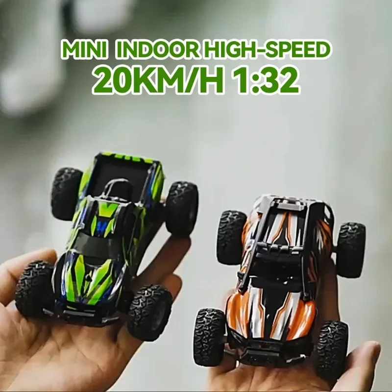 1:32 Mini RC รถรีโมทคอนโทรลรถยนต์ 20 กม./ชม.Off-Road ความเร็วสูงในร่ม Drift การเร่งเด็กไฟฟ้าของเล่น crawler