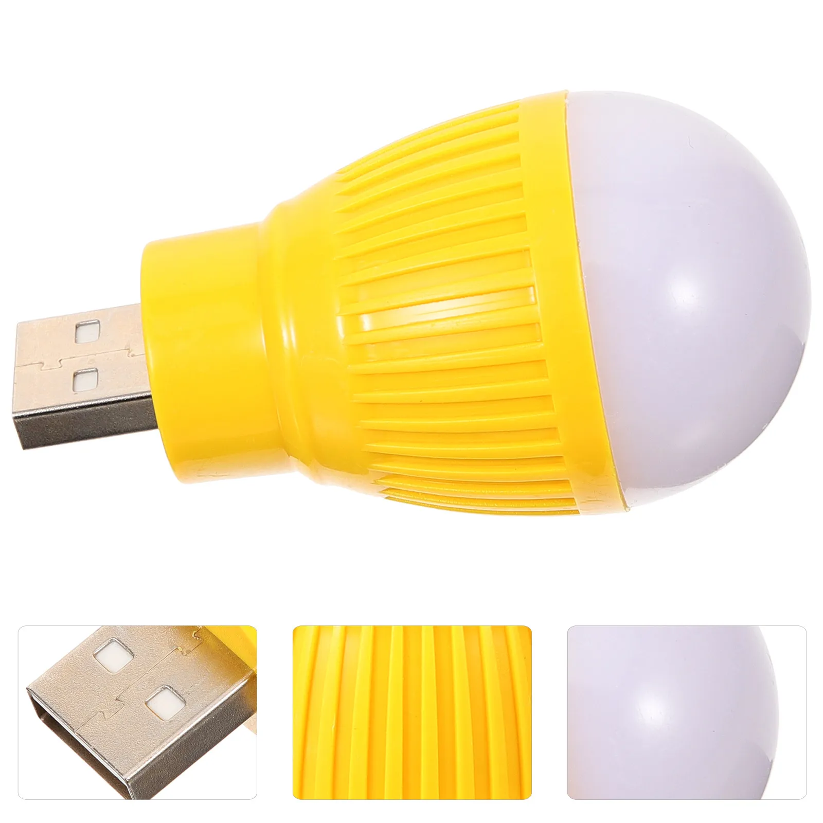 

4Pcs USB LED Mini Lamp Portable Night Light Emergency Light Small Warm Bulb for Travel Hotel Home Office Car LED Night Lights