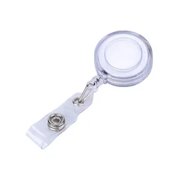 Bobina di Badge per permesso di lavoro clip per carte di lavoro Pass per dipendenti accessori per ufficio porta Badge bobine retrattili