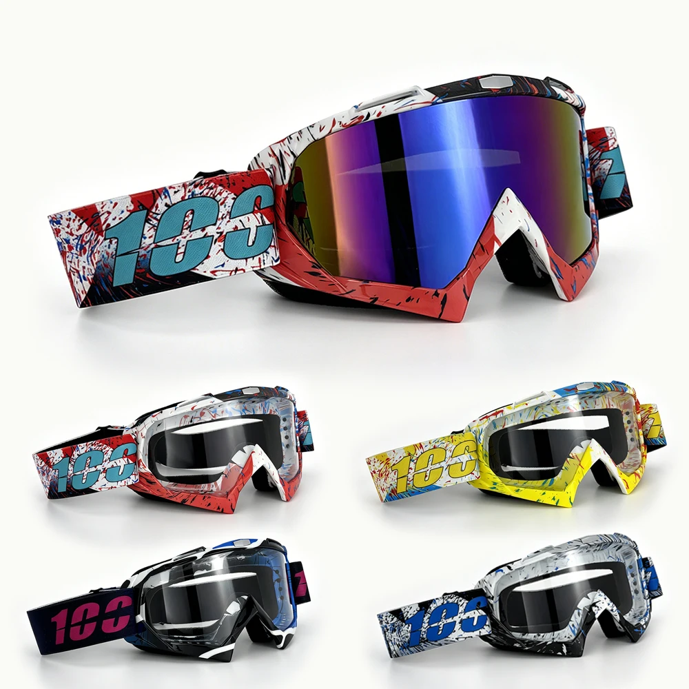 

Motorcycle Goggles Dirt Bike Accessories Riding UV400 Men Motorcycle Glasses Cycling For Motocycles Mountain Bicycles MX AT
