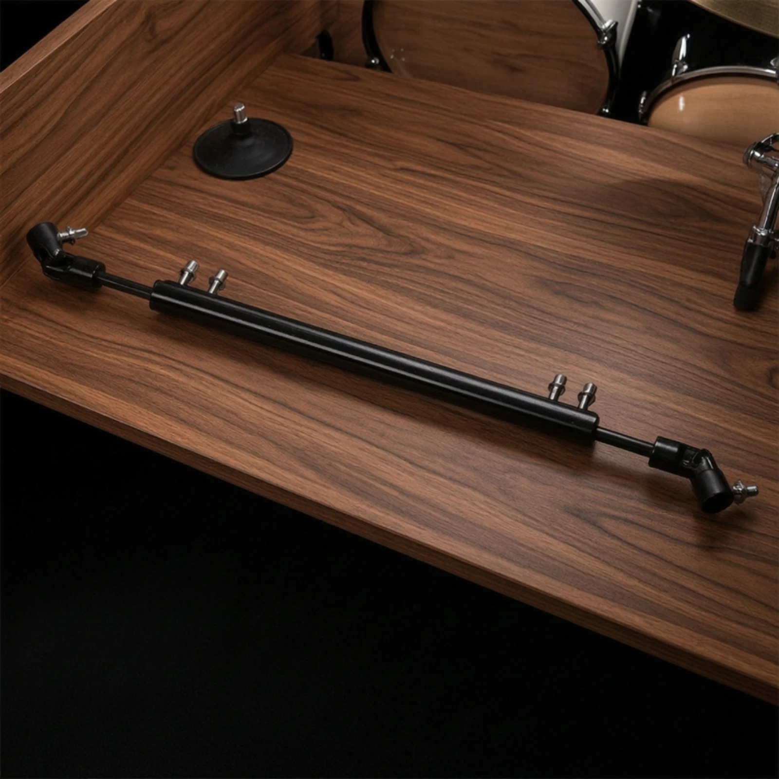 Double Bass Drum Pedal Connecting Rod Wear Resistant Double Bass Pedal Coupler Bar Stable Universal Fit for Drummers
