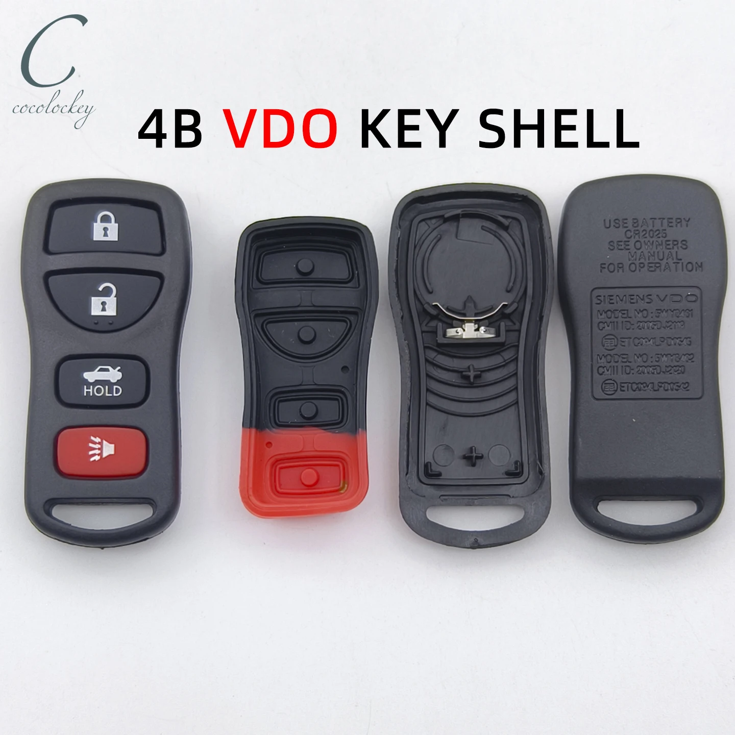 

Cocolockey 3 4 кнопки чехол для дистанционного ключа для Nissan Sentra Pathfinder Titan VDO корпус ключей без ключа 2 шт. в партии