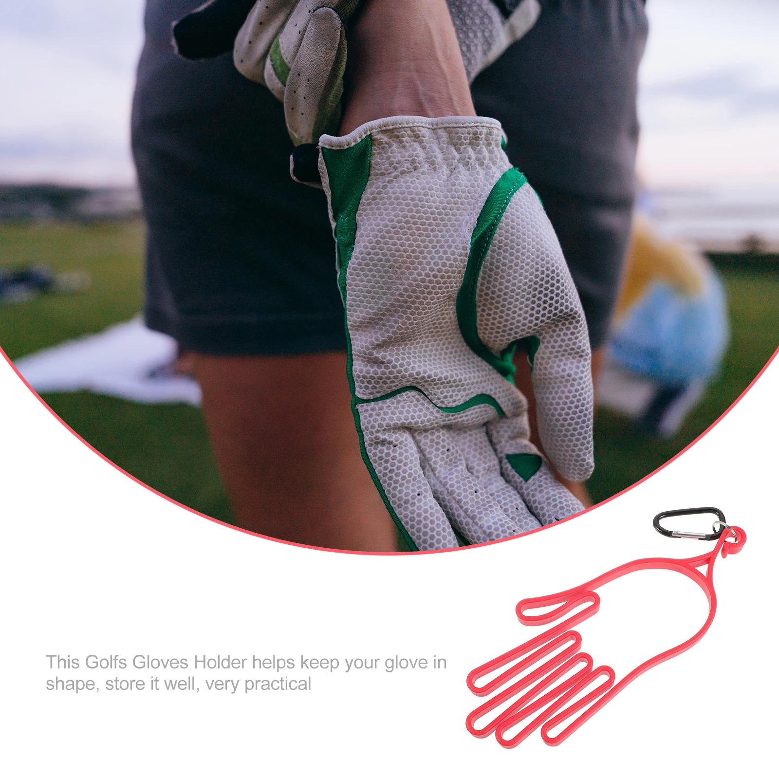 

2pcs Golfs Glove Holder Palm Shape Support Stretcher Plastic Gloves Accessories Drying Storage Clip Golf Training Racks